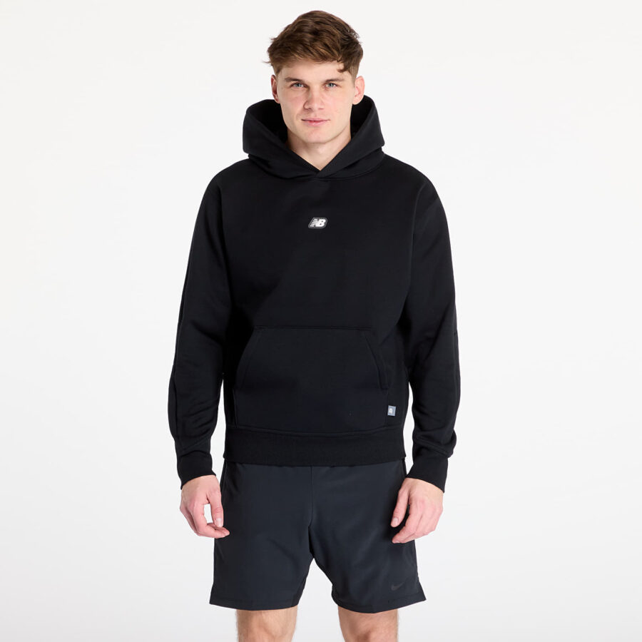 Pulóver New Balance Hoops Uniform Hoodie Black S-alacsony-ár