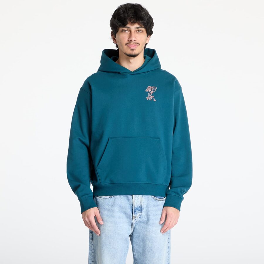 Pulóver New Balance x Debut Sculpture Hoodie Deepocea S-alacsony-ár