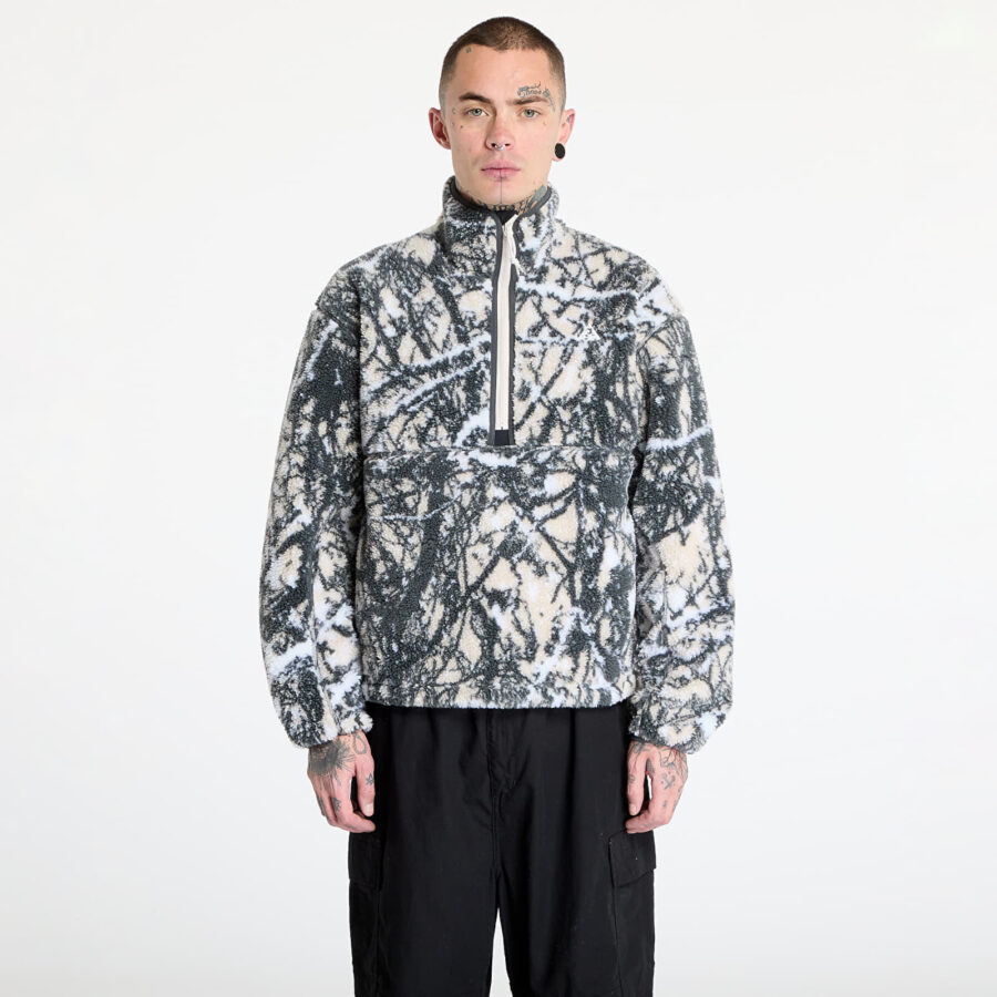 Pulóver Nike ACG "Canwell Glacier" Men's Men's Therma-FIT ADV Windproof Half-Zip Fleece Lt Orewood Brn/ Black/ Summit White XS-alacsony-ár