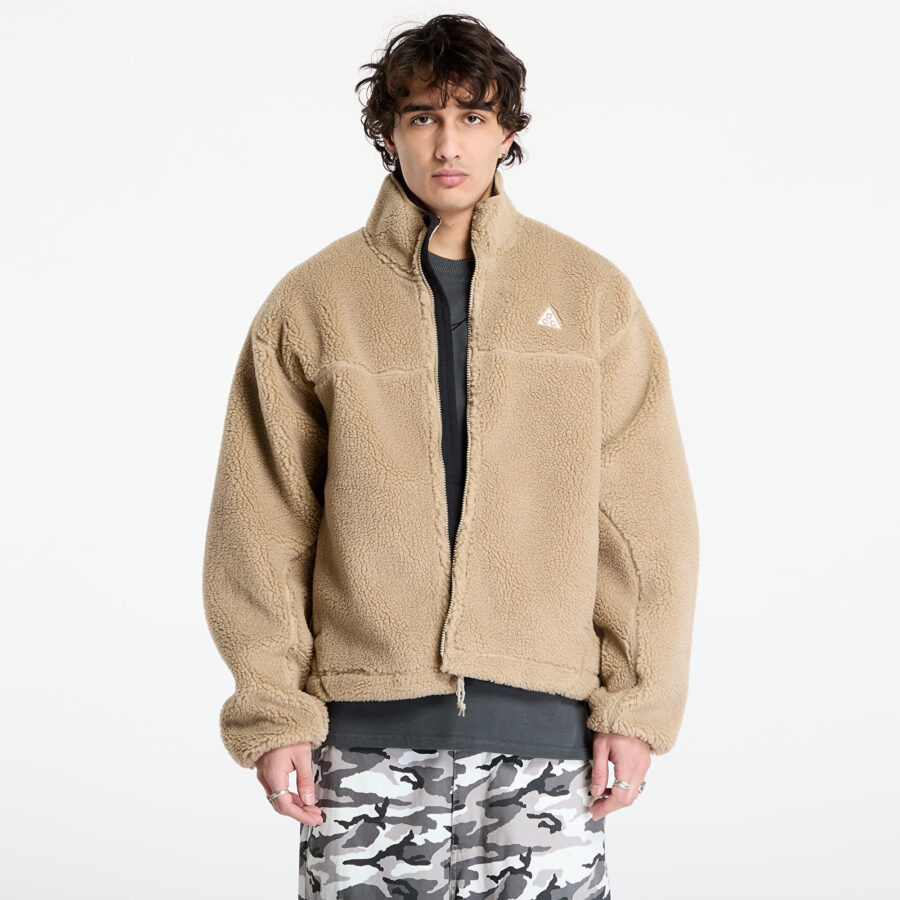 Pulóver Nike ACG "Canwell Glacier" Men's Therma-FIT ADV Windproof Fleece Khaki/ Summit White XS-alacsony-ár