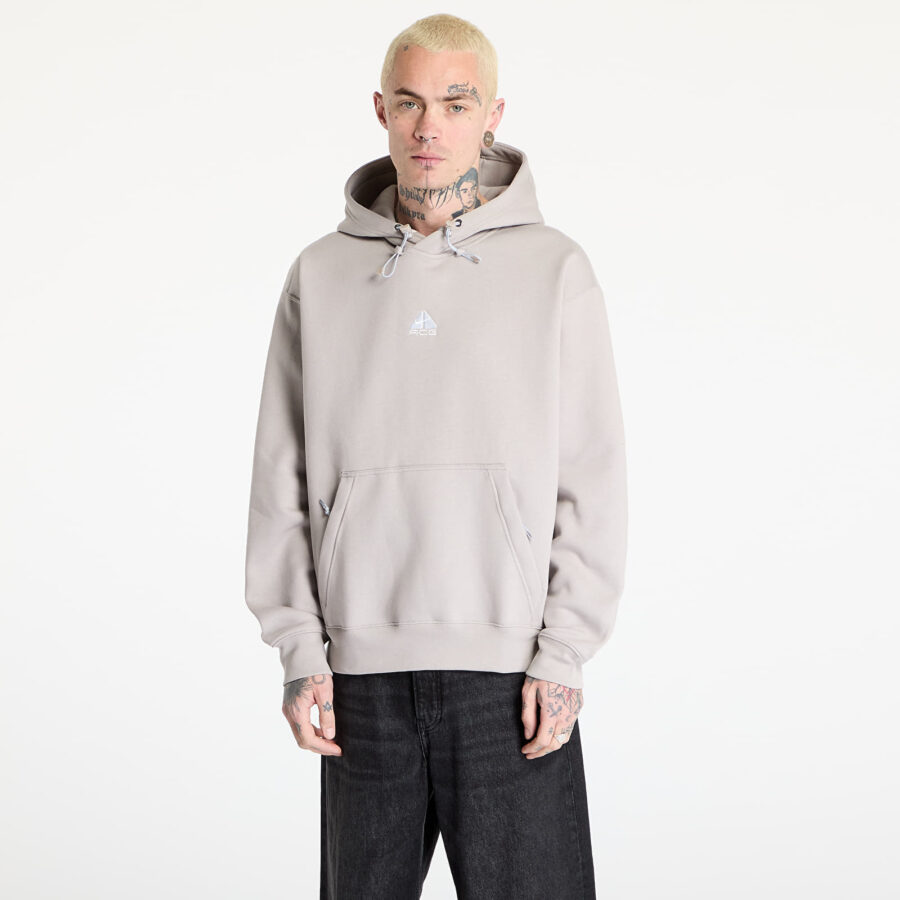 Pulóver Nike ACG Therma-FIT Fleece Pullover Hoodie College Grey/ Football Grey/ Summit White XXS-alacsony-ár