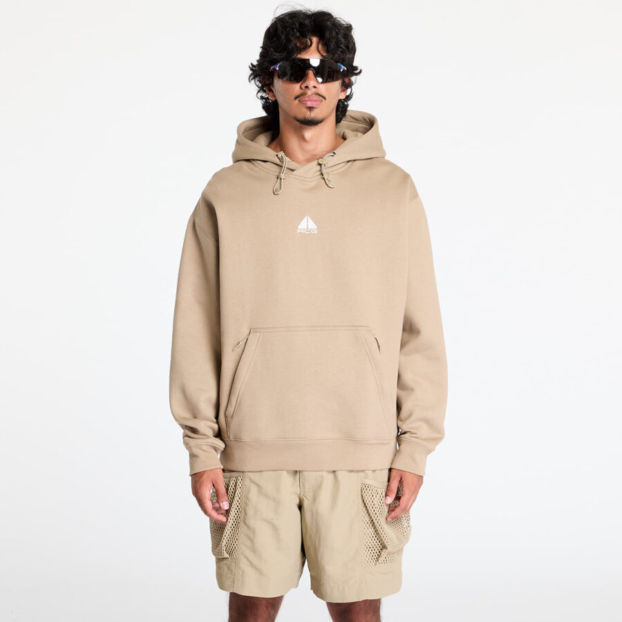 Pulóver Nike ACG Therma-FIT Fleece Pullover Hoodie Khaki/ Khaki XS-alacsony-ár