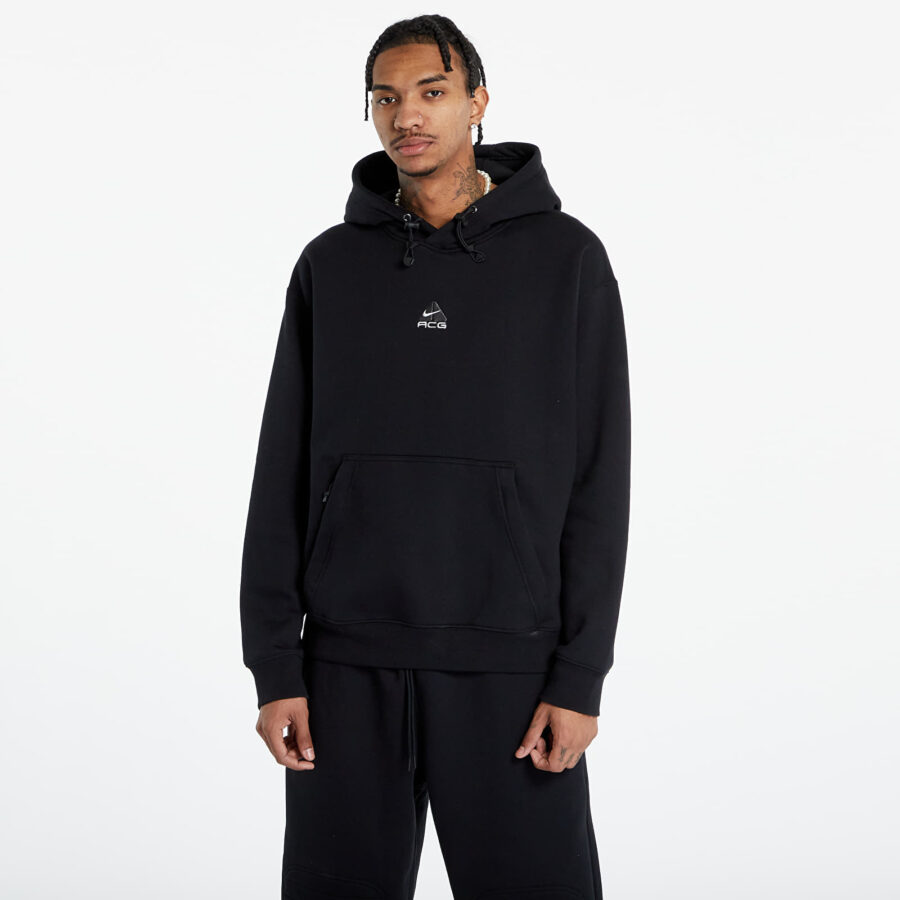 Pulóver Nike ACG Therma-FIT Fleece Pullover Hoodie UNISEX Black/ Anthracite/ Summit White S-alacsony-ár