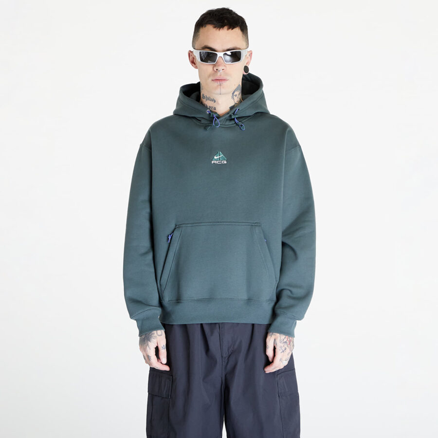 Pulóver Nike ACG Therma-FIT Fleece Pullover Hoodie UNISEX Vintage Green/ Summit White XXL-alacsony-ár
