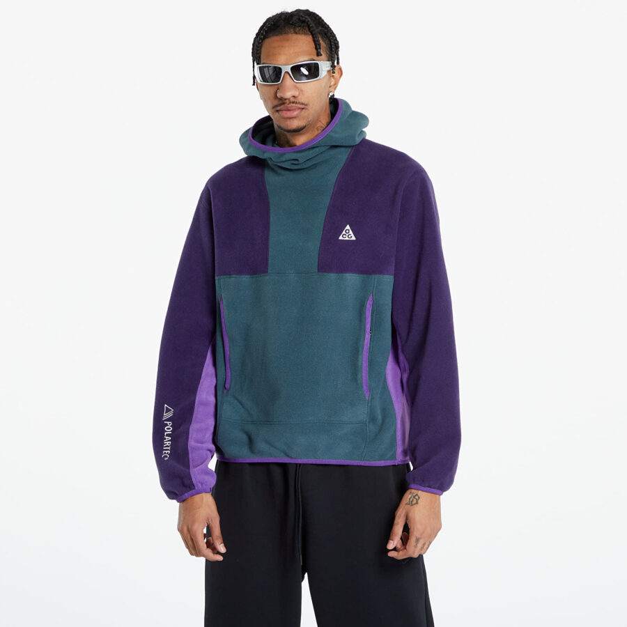 Pulóver Nike ACG "Wolf Tree" Men's Pullover Hoodie Deep Jungle/ Purple Ink/ Summit White XXL-alacsony-ár