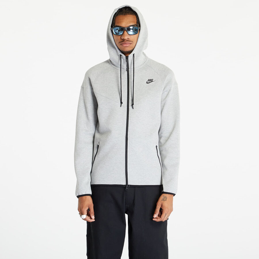 Pulóver Nike Dri-FIT Men's Camo Print Training Full-Zip Hoodie Dark Grey Heather/ Black S-alacsony-ár