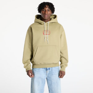 Pulóver Nike Solo Swoosh Men's Fleece Hoodie Neutral Olive/ Sail XS-alacsony-ár