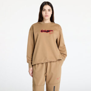Pulóver Nike Sportswear Breaking Women's Loose French Terry Top Driftwood XS-alacsony-ár
