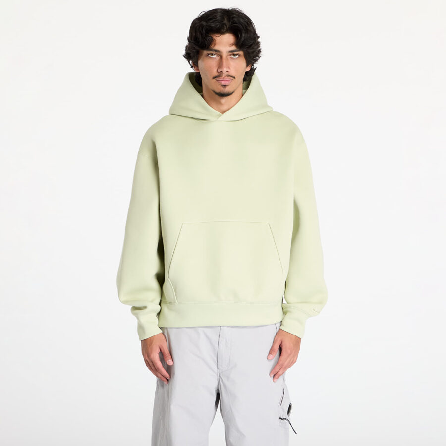 Pulóver Nike Tech Reimagined Men's Fleece Hoodie Olive Aura/ Olive Aura L-alacsony-ár