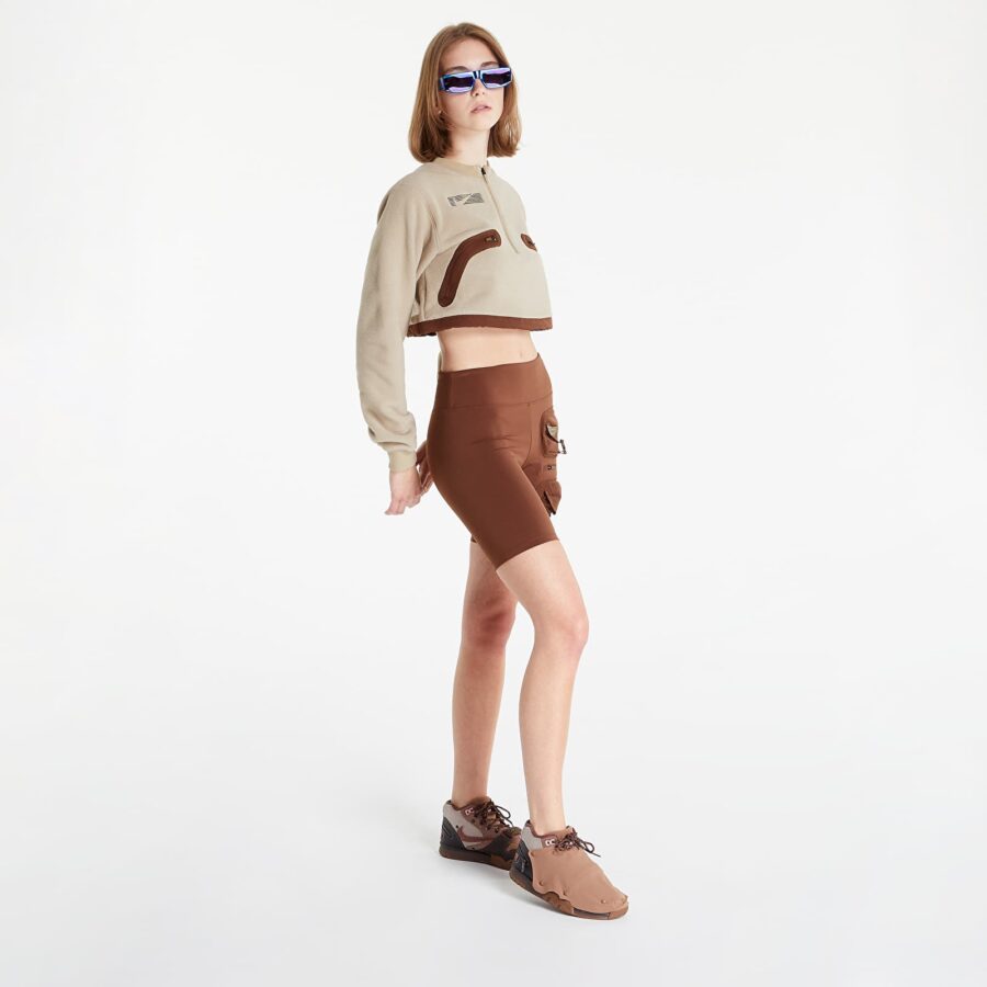 Pulóver Nike x CACT.US CORP Women's Pullover Crew Sweatshirt Beige/ Dark Brown XL-alacsony-ár