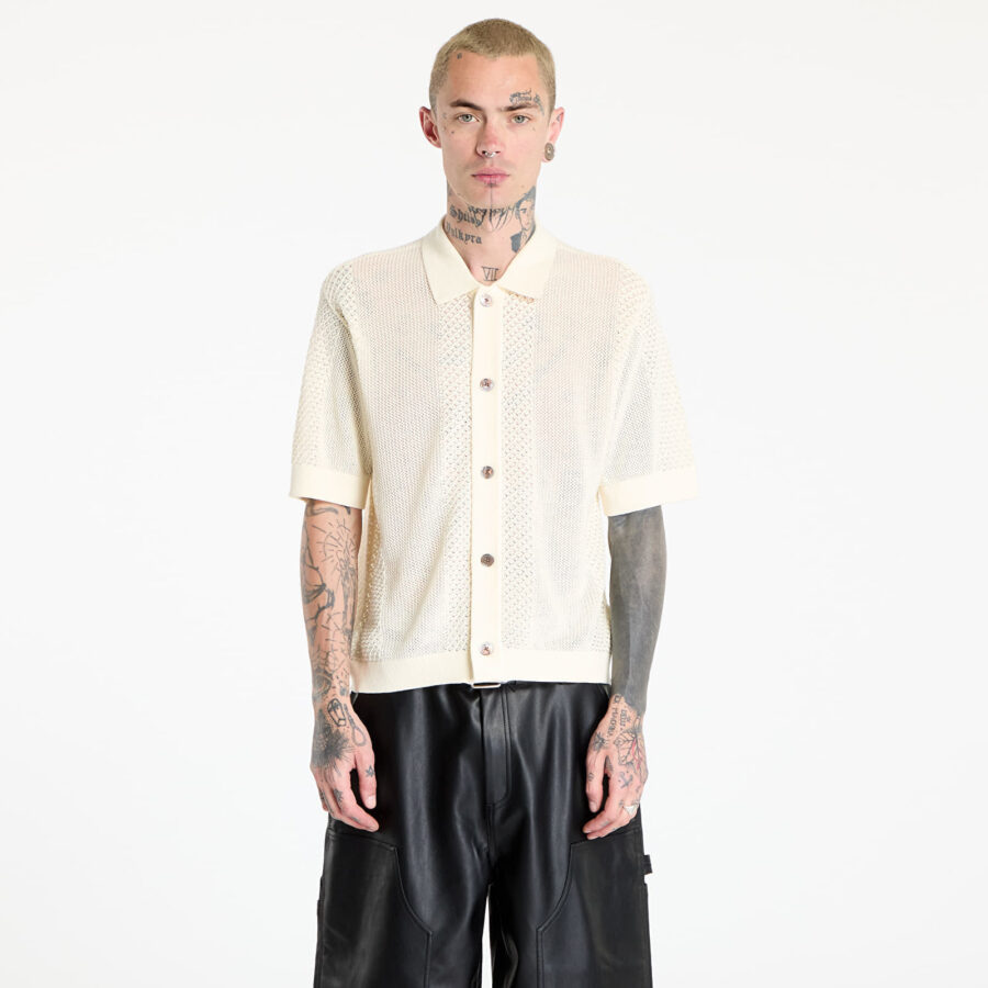 Pulóver OBEY Evan Sweater Shirt Unbleached M-alacsony-ár