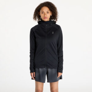 Pulóver On Climate Zip Hoodie Black S-alacsony-ár