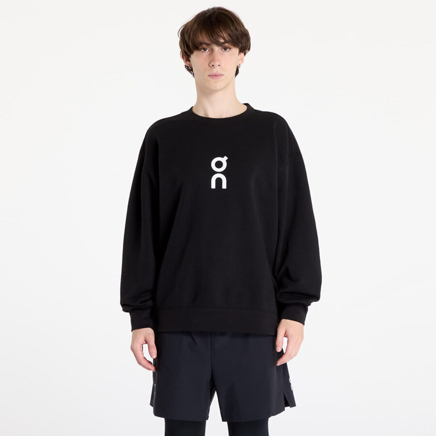 Pulóver On Club Crew Sweatshirt Black S-alacsony-ár