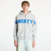Pulóver PLEASURES Wave Zip Hoodie Heather Grey L-alacsony-ár