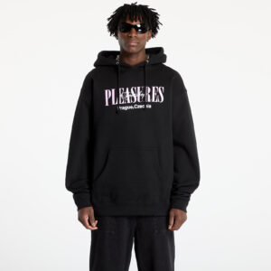 Pulóver PLEASURES x FTSHP Angel Hoodie UNISEX Black S-alacsony-ár