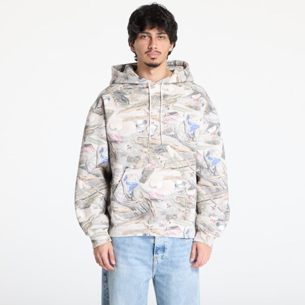 Pulóver Patta Beach Print Boxy Hooded Sweater UNISEX Multi XS-alacsony-ár