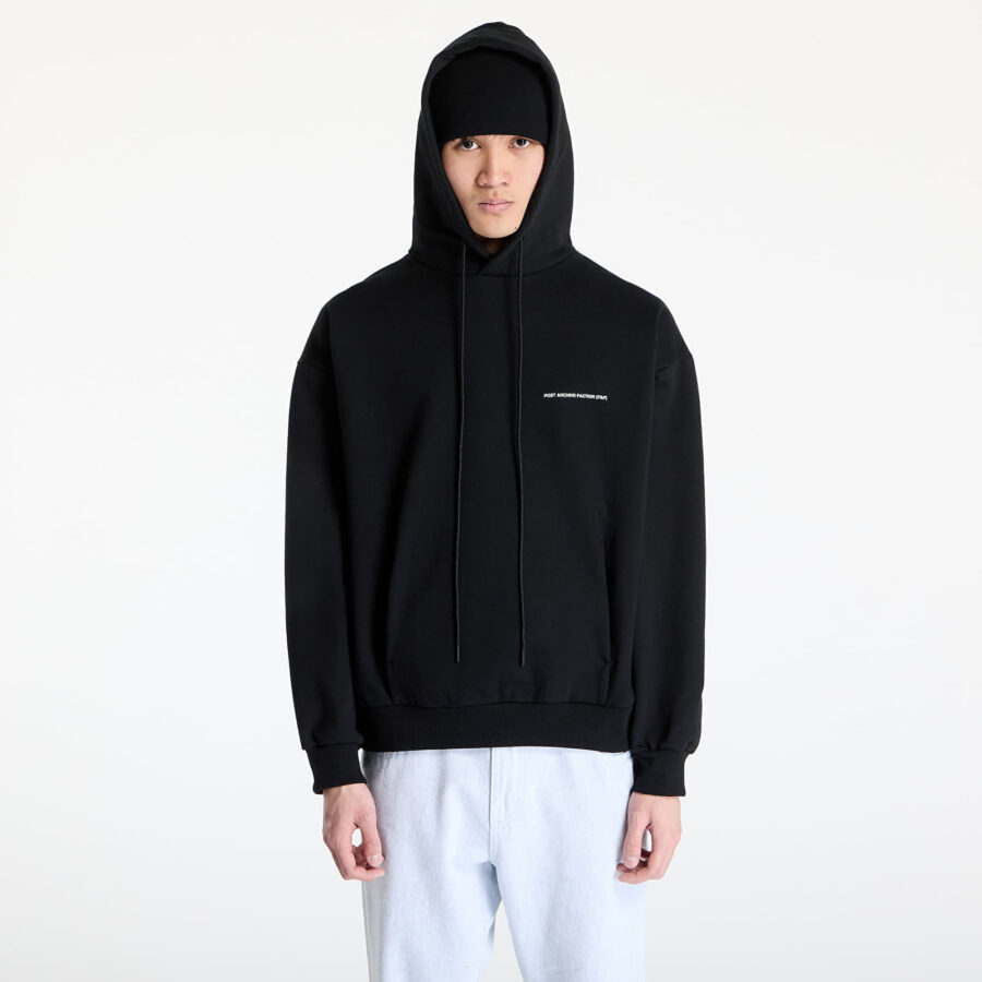 Pulóver Post Archive Faction (PAF) 8.0 Hoodie Right Black XL-alacsony-ár