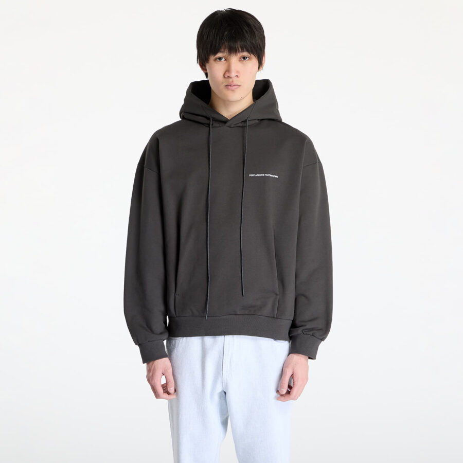 Pulóver Post Archive Faction (PAF) 8.0 Hoodie Right Grey L-alacsony-ár