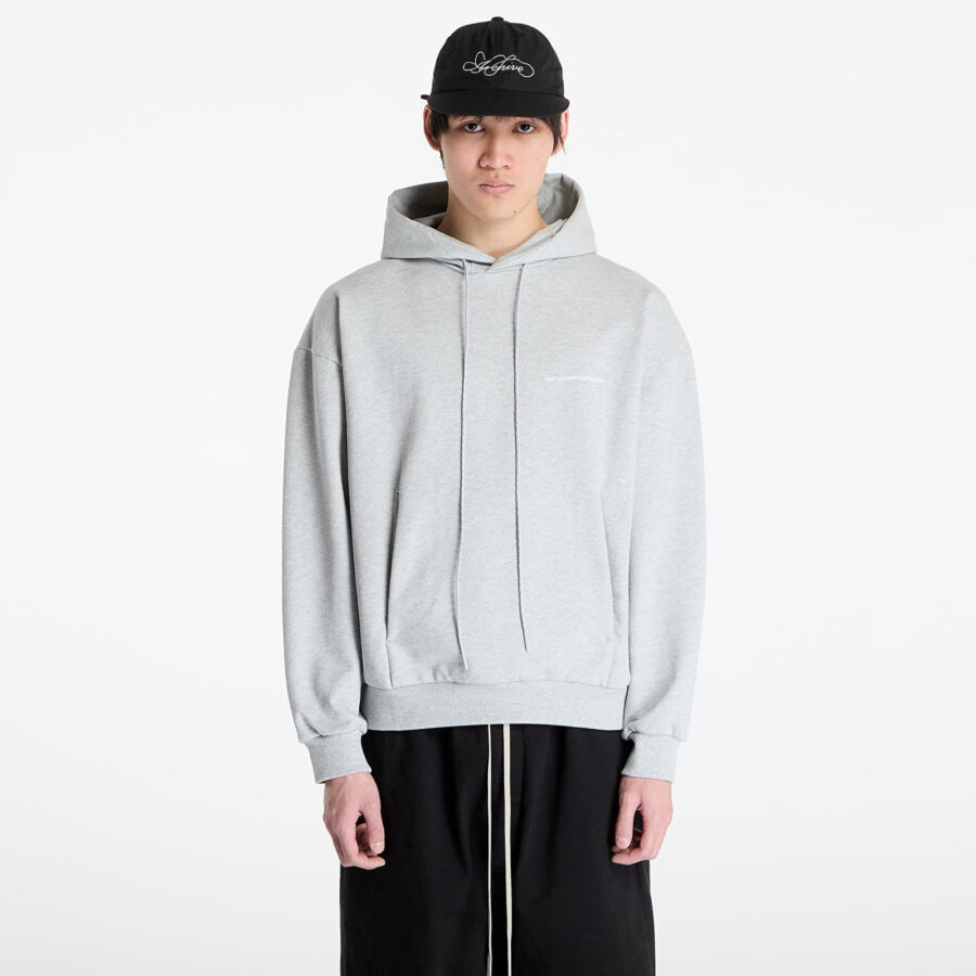 Pulóver Post Archive Faction (PAF) 8.0 Hoodie Right Grey M-alacsony-ár