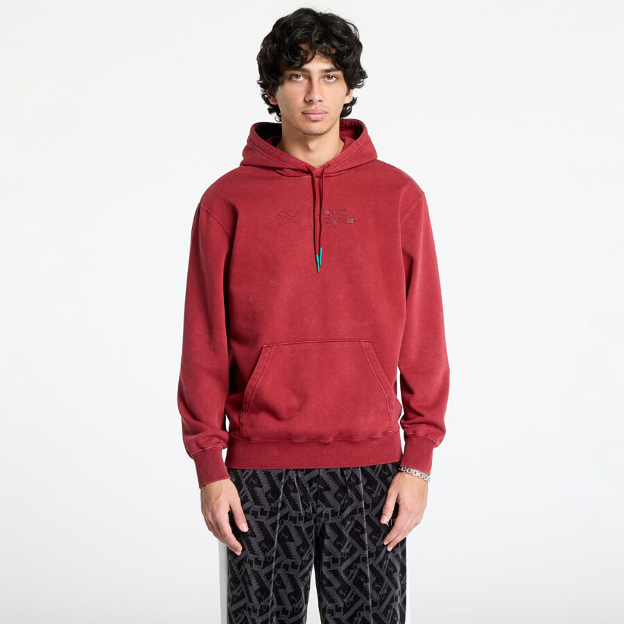 Pulóver Puma x Squid Game Graphic Hoodie Intense Red L-alacsony-ár