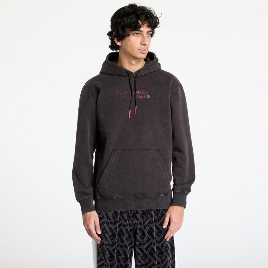Pulóver Puma x Squid Game Graphic Hoodie PUMA Black L-alacsony-ár