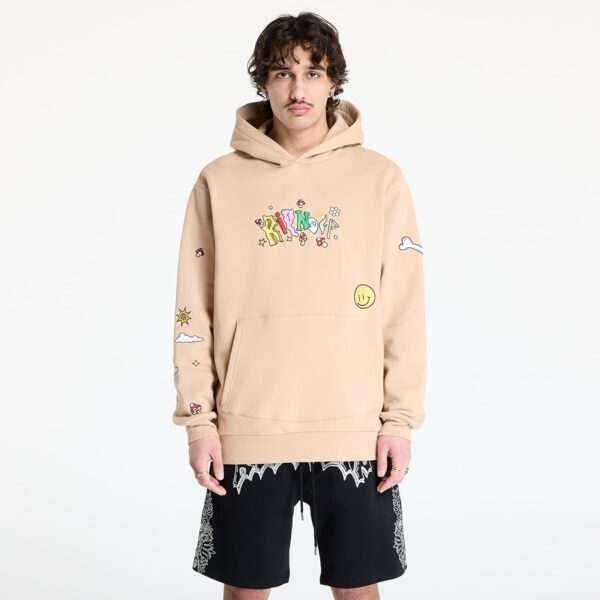 Pulóver RIPNDIP Broken Down Hoodie Almond S-alacsony-ár