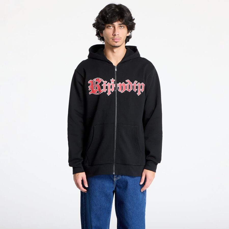 Pulóver RIPNDIP Fein Hoodie Black L-alacsony-ár