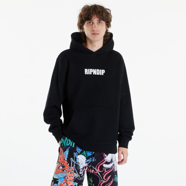 Pulóver RIPNDIP Ily Fuckin Fuck Hoodie Black S-alacsony-ár