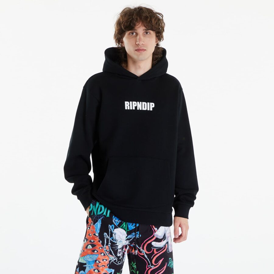 Pulóver RIPNDIP Ily Fuckin Fuck Hoodie Black S-alacsony-ár