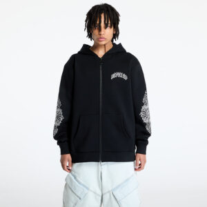Pulóver RIPNDIP Mother Nerm Zip Up Hoodie Black S-alacsony-ár