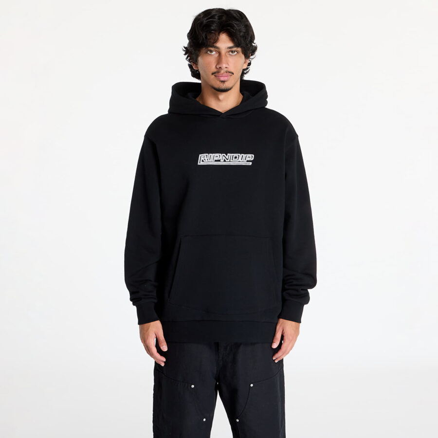 Pulóver RIPNDIP Robo Nerm Hoodie Black S-alacsony-ár