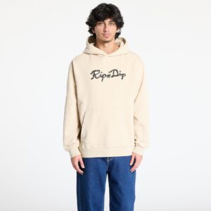 Pulóver RIPNDIP Script Hoodie Khaki S-alacsony-ár