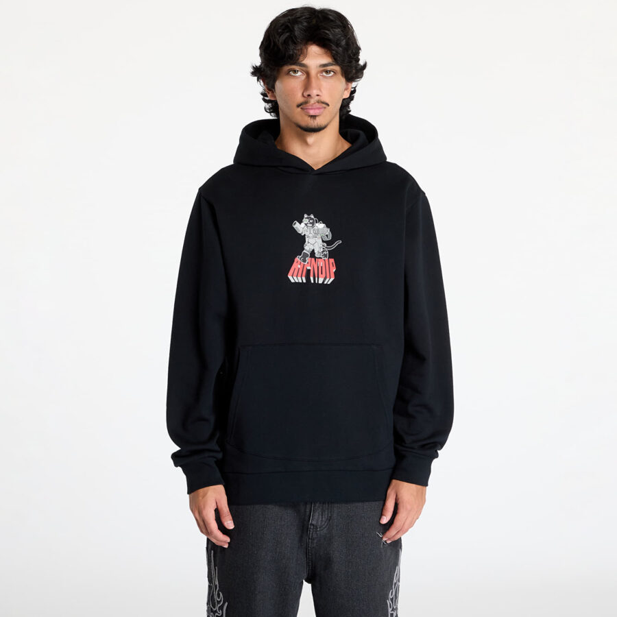 Pulóver RIPNDIP Tomorrowland Hoodie Black S-alacsony-ár