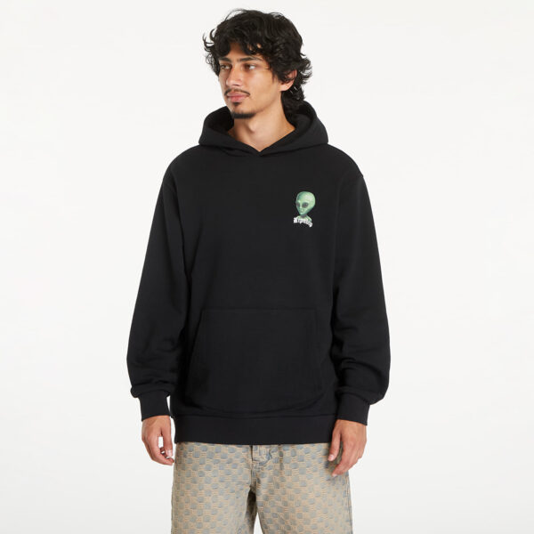 Pulóver RIPNDIP We Come In Peace Hoodie Black S-alacsony-ár
