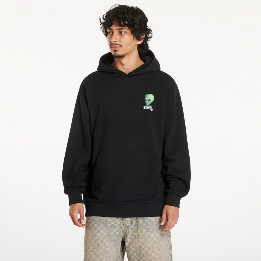 Pulóver RIPNDIP We Come In Peace Hoodie Black S-alacsony-ár
