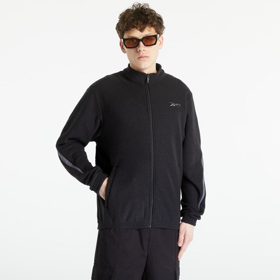 Pulóver Reebok Basketball Court Top Track Jacket Black M-alacsony-ár