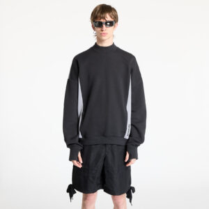 Pulóver Reebok French Terry Crewneck UNISEX Washed Black/ Grey 3 S-alacsony-ár