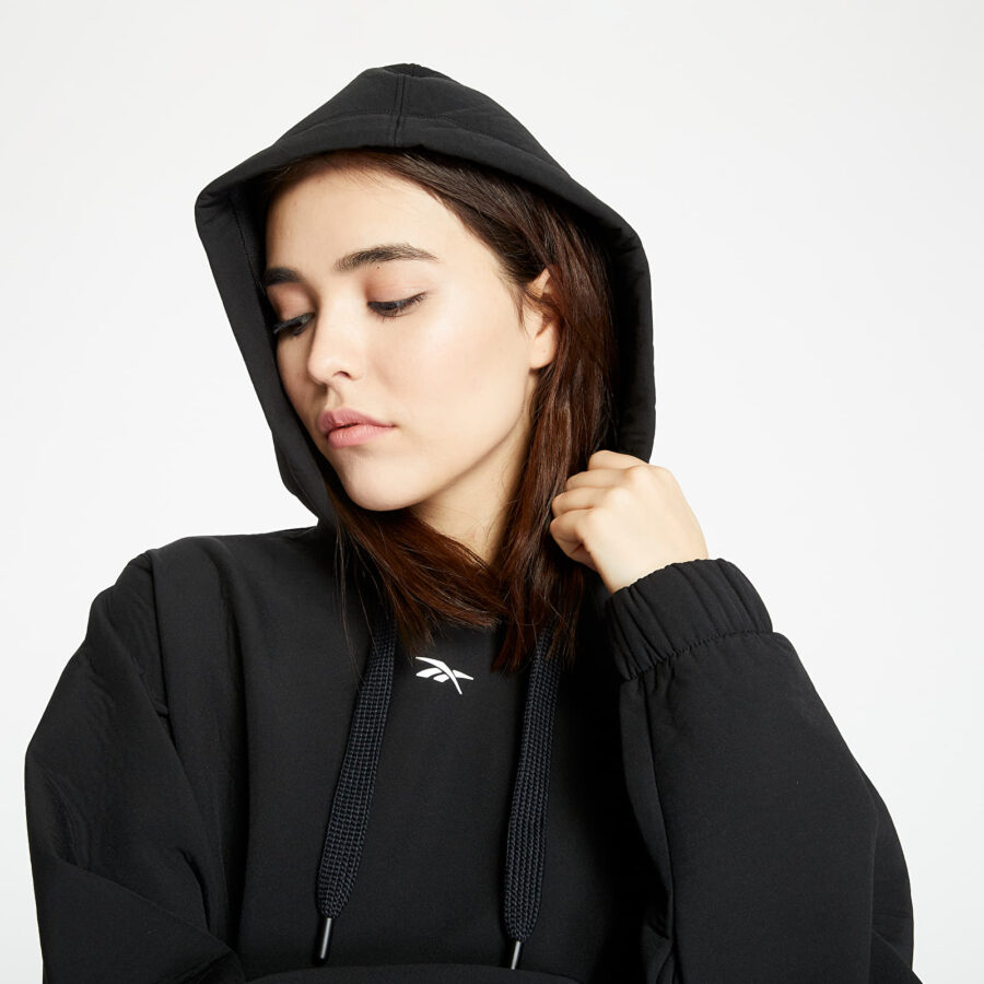 Pulóver Reebok TS Edgeworks Hoodie Black M-alacsony-ár