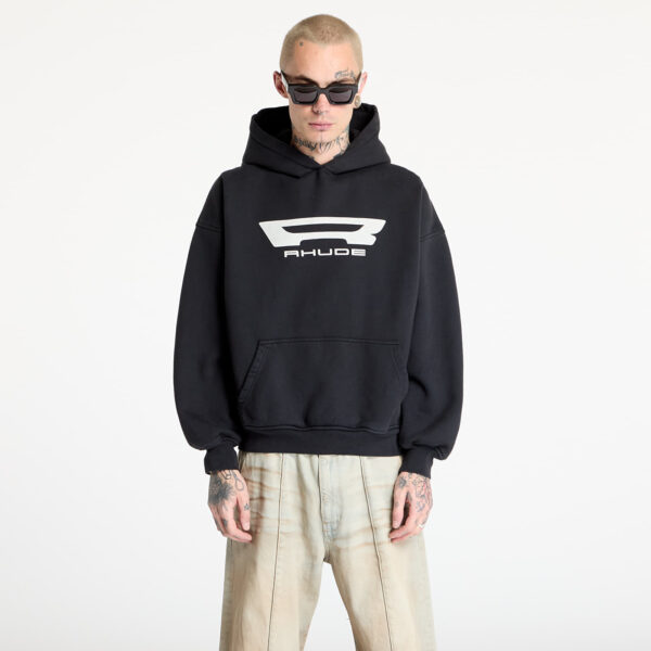 Pulóver Rhude Campione Hoodie Vintage Black XL-alacsony-ár
