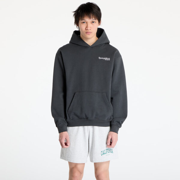 Pulóver Sporty & Rich HWCNY Hoodie Faded Black XS-alacsony-ár