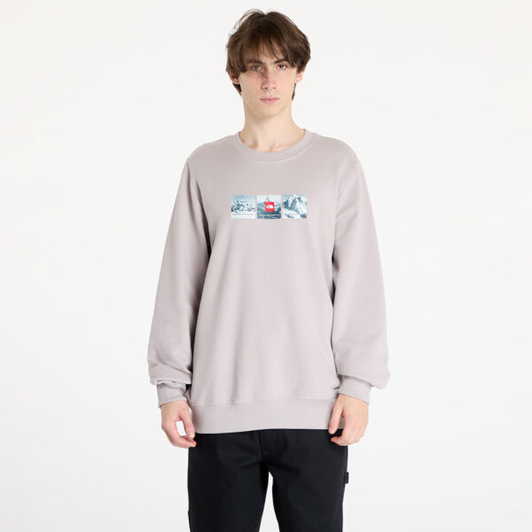 Pulóver The North Face Crew Expedition System Moonstone Grey S-alacsony-ár