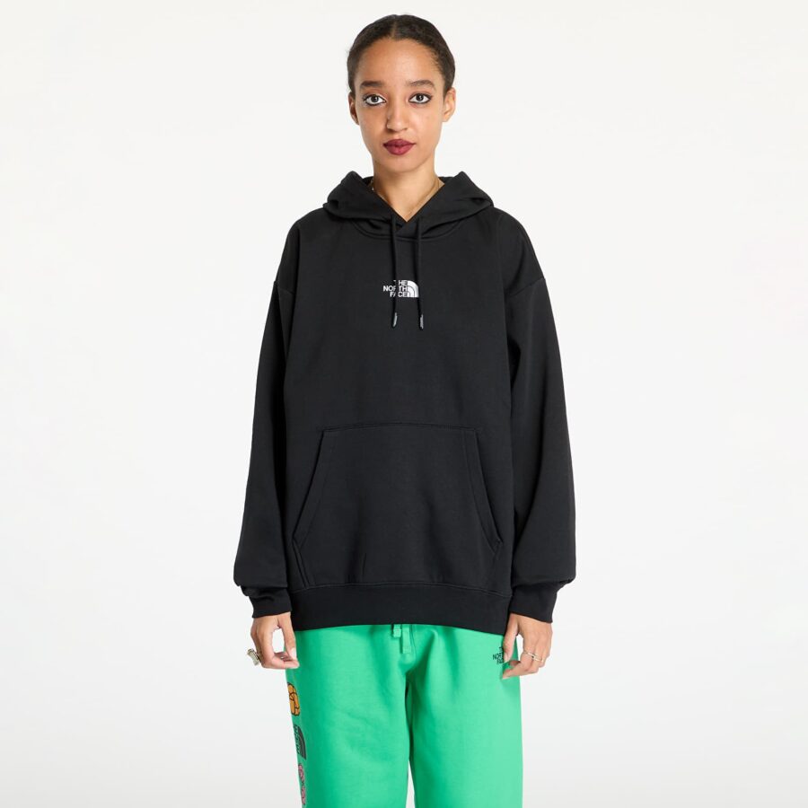 Pulóver The North Face Essential Oversize Hoodie TNF Black XS-alacsony-ár
