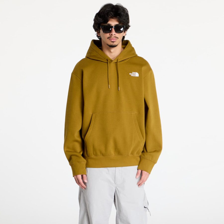 Pulóver The North Face Essential Relaxed Hoodie Moss Green S-alacsony-ár