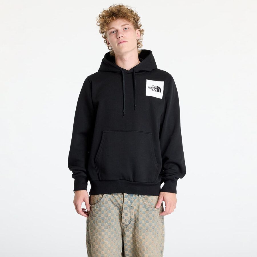 Pulóver The North Face Fine Hoodie Tnf Black L-alacsony-ár