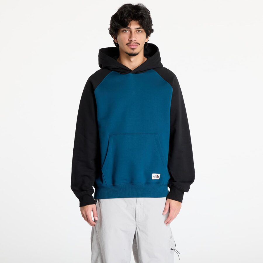 Pulóver The North Face Heritage Hoodie Midnight Petrol S-alacsony-ár
