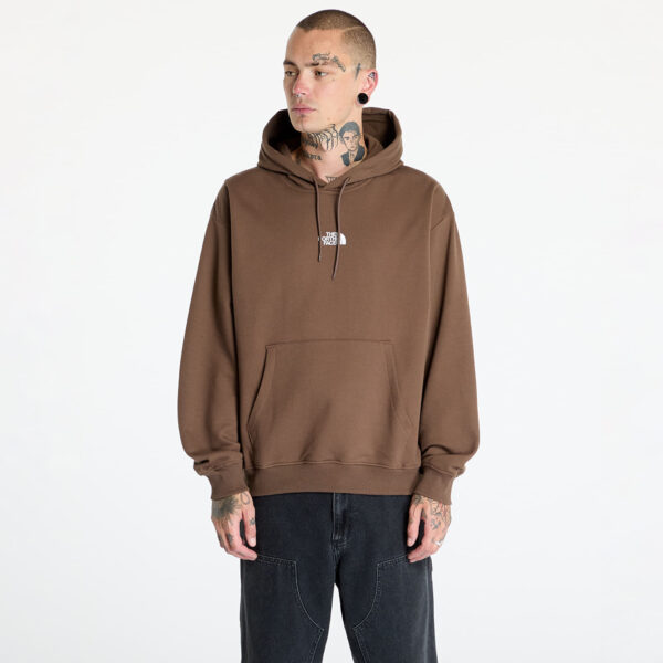 Pulóver The North Face M Zumu Oversize Hoodie Smokey Brown S-alacsony-ár