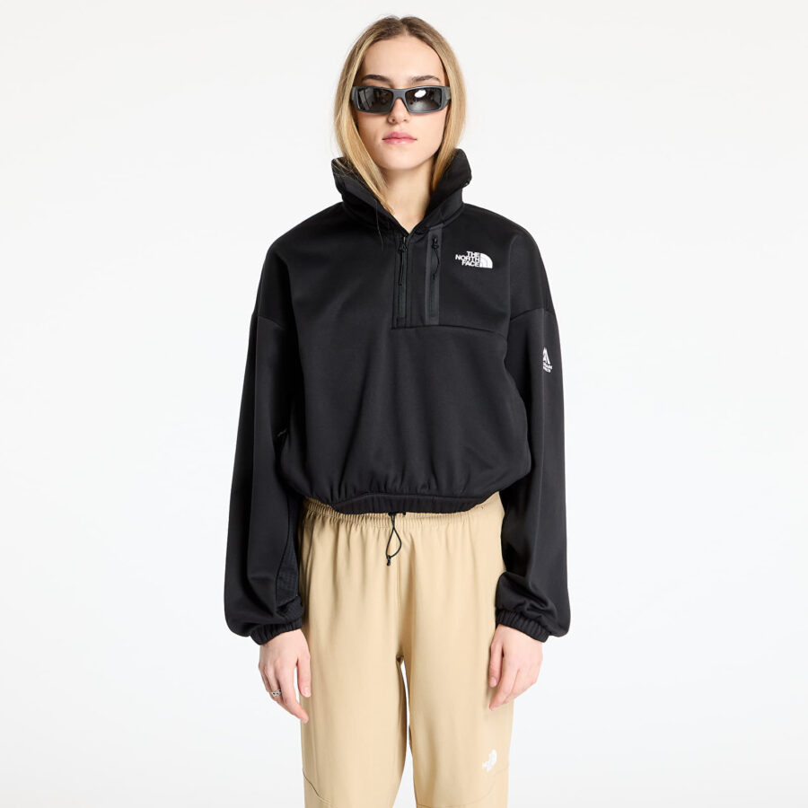 Pulóver The North Face Ma Fleece Interest 1/4 Zip Sweashirt TNF Black XS-alacsony-ár