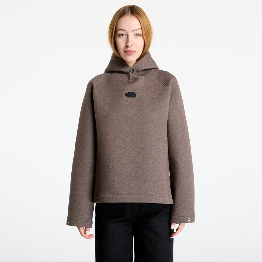 Pulóver The North Face W Relaxed Hoodie Smokey Brown L-alacsony-ár