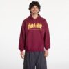 Pulóver Thrasher Flame Logo Hood Dark Wine M-alacsony-ár