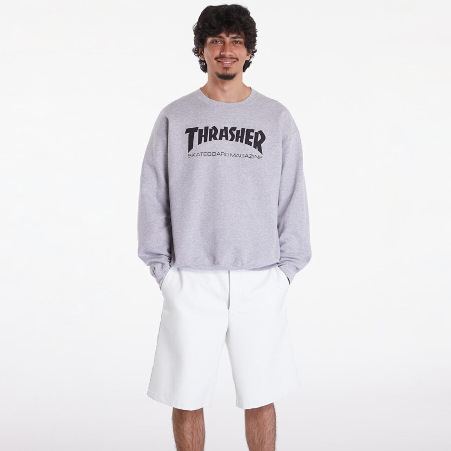 Pulóver Thrasher Skate Mag Crewneck Grey S-alacsony-ár